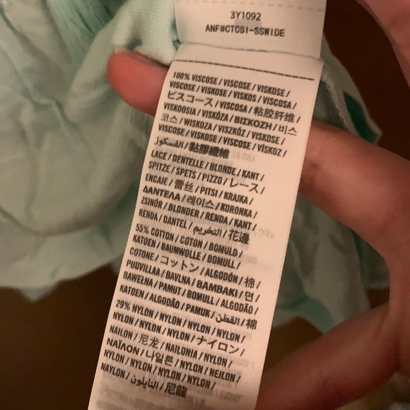 Retro Hollister Co. Light Blue Lace Tunic - Picture 4 of 5